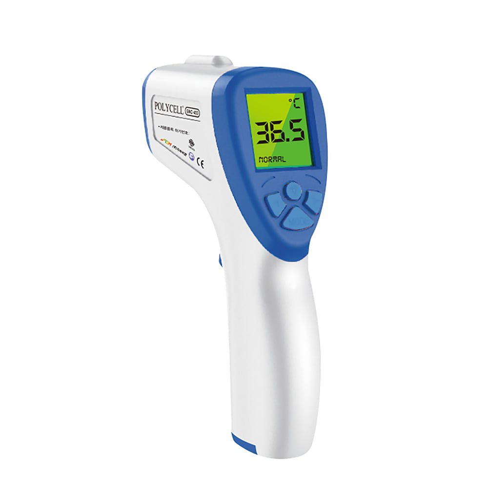 청훈메디-폴리셀 적외선체온계 GNC-400 비접촉 가정용 아기 귀 이마체온계 다기능체온계