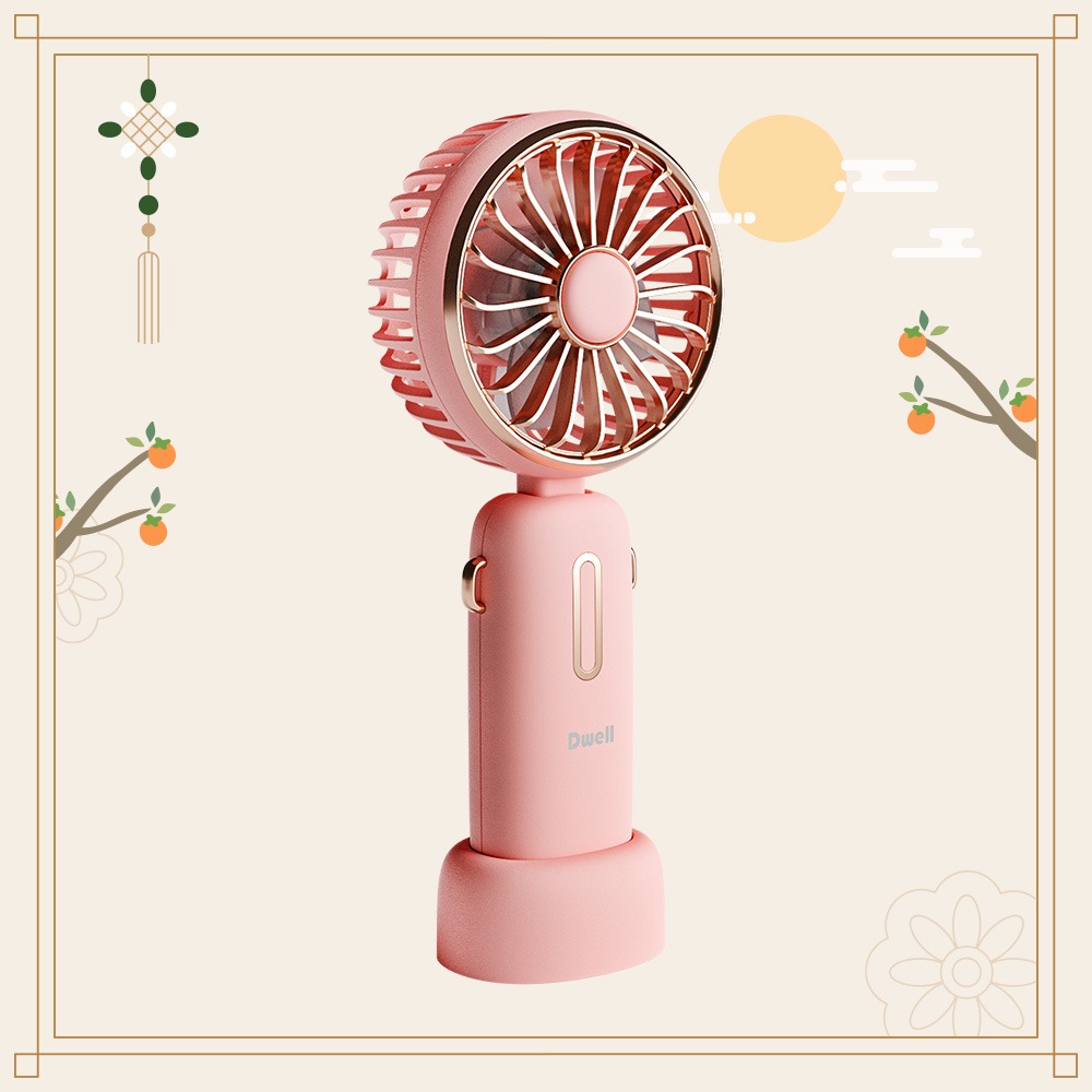 [한가위추천선물] 이야 휴대용 선풍기 IF-2204 대용량 미니 무선 핸디 선풍기 화이트 핑크선택청훈메디